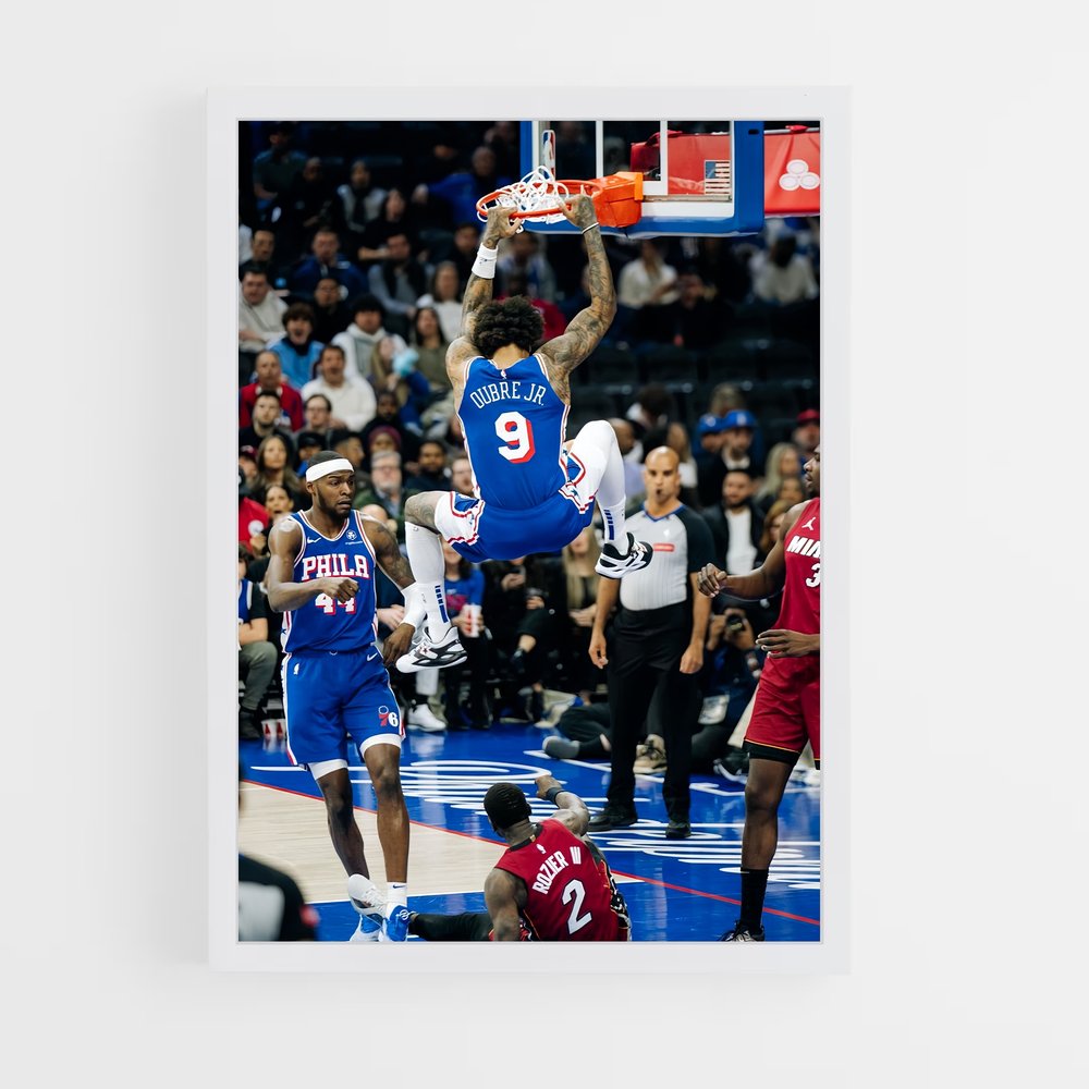 Poster Dunker dans l'Histoire – affiche Basketball (vue 3)